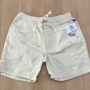 Drill Canvas Cream Shorts size medium